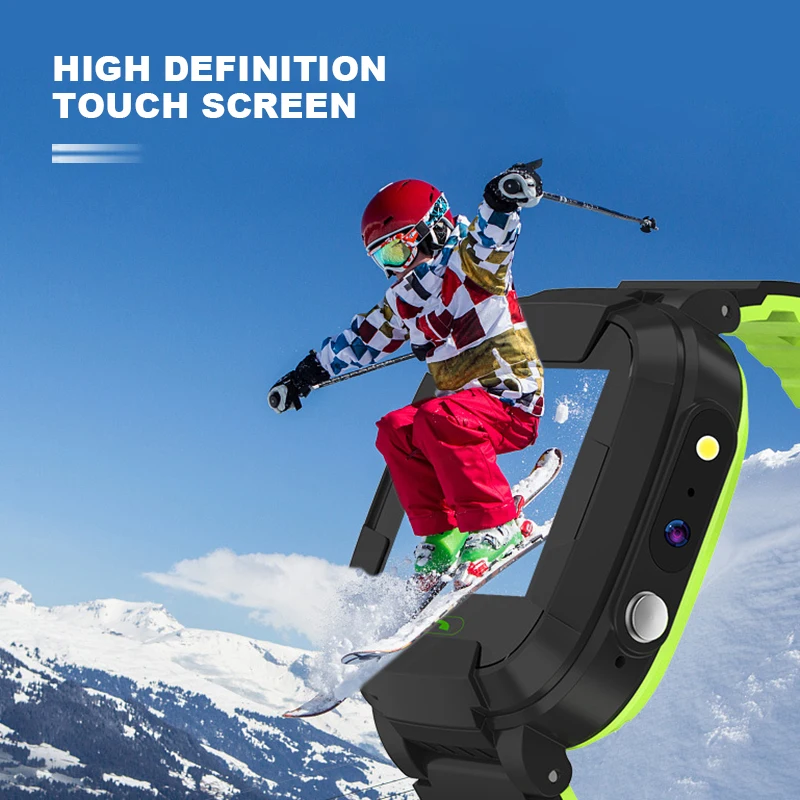 Children Kids Y88 Smart Telephone Watch IP67 Waterproof WiFi Positioner Breathable Strap Support Touch for Kids Smart Watch