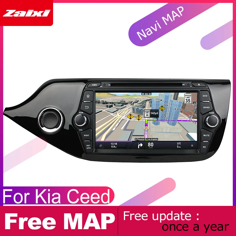 Perfect ZaiXi 2 DIN Auto DVD Player GPS Navi Navigation For Kia Ceed 2012~2017 Car Android Multimedia System Screen Radio Stereo 4 Perfect ZaiXi 2 DIN Auto DVD Player GPS Navi Navigation For Kia Ceed 2012~2017 Car Android Multimedia System Screen Radio Stereo 4