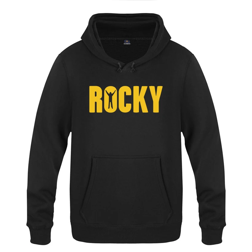 Толстовка BALBOA ROCKY мужские Модные свитшоты Мужской флисовый пуловер с капюшоном в