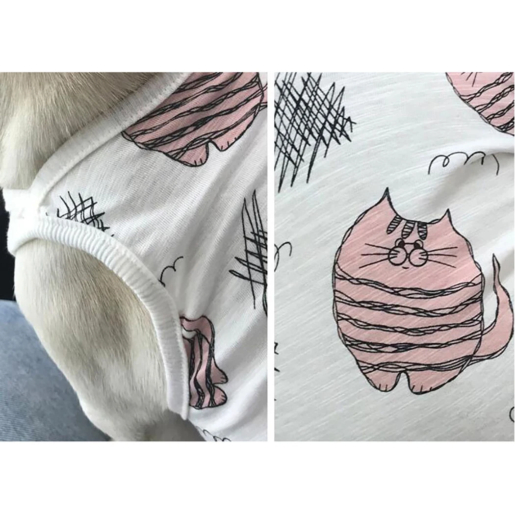 Мягкая футболка мужская с кошкой из чистого хлопка, Повседневная футболка с коротким рукавом и круглым вырезом с рисунком кота, хлопковая футболка, одежда для детей