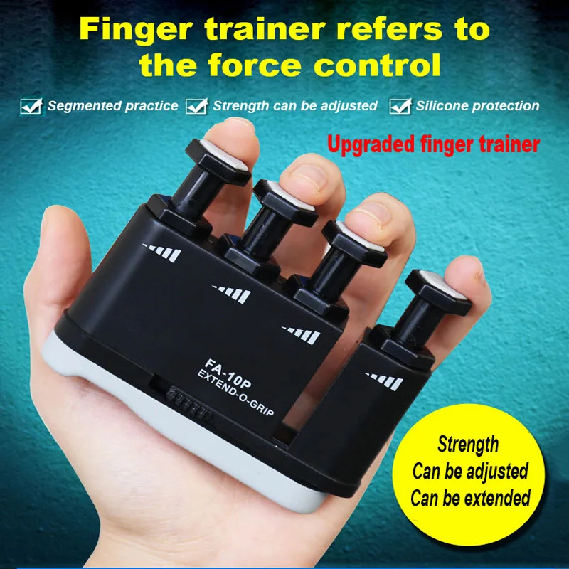 

Finger Trainer Exerciser Hand Grip Finger Piano Guitar Finger Sensitivity Strength Power Practice Trainers