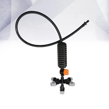 

1 Set Mist Nozzle Adjustable 5-head Adjustable Mist Nozzle Irrigation System Spray for Garden Park Greenhouse