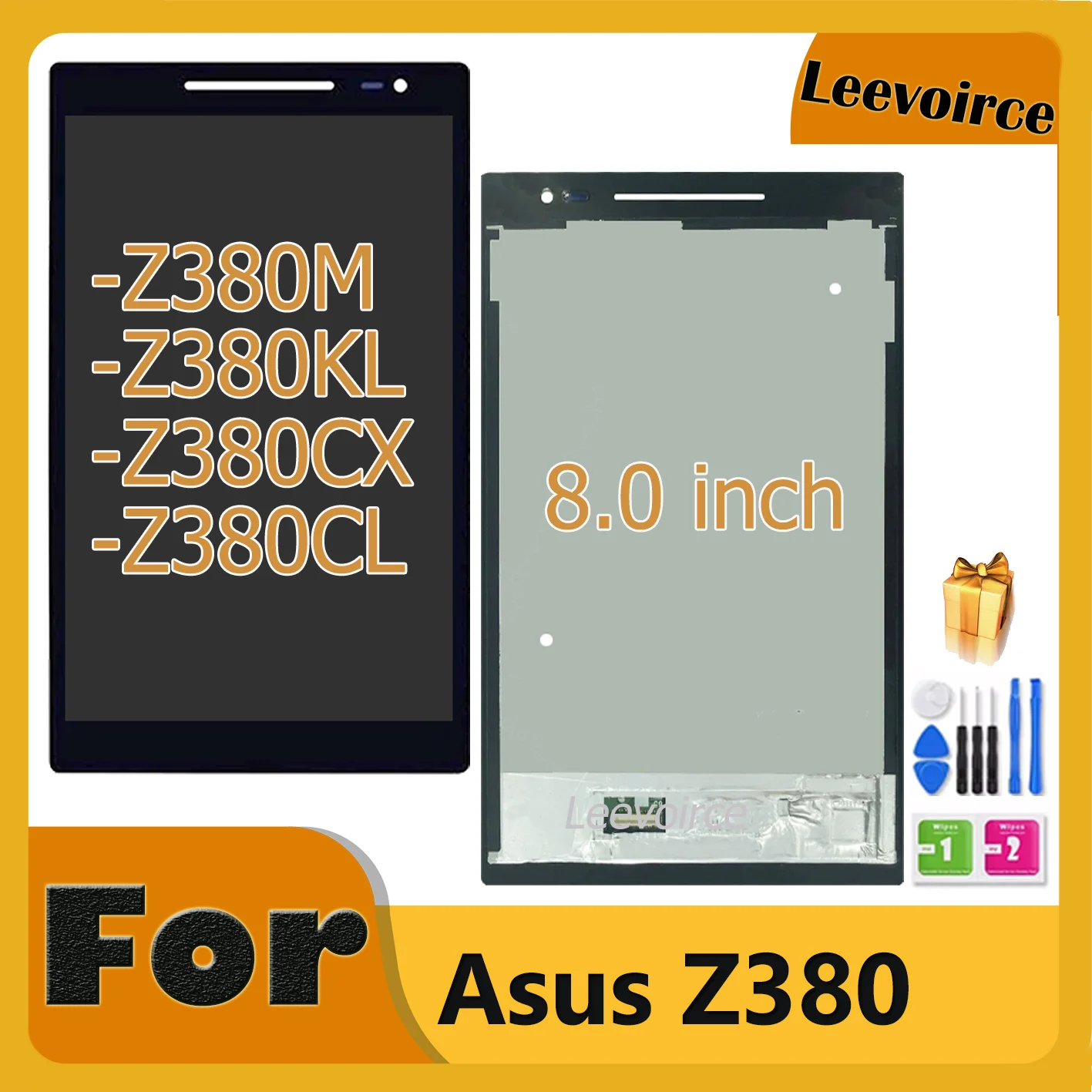 Оригинальный 8-дюймовый ЖК-дисплей для Asus Zenpad Z380 Z380KL Z380M Z380C Z380CA P022 P024 P00A |