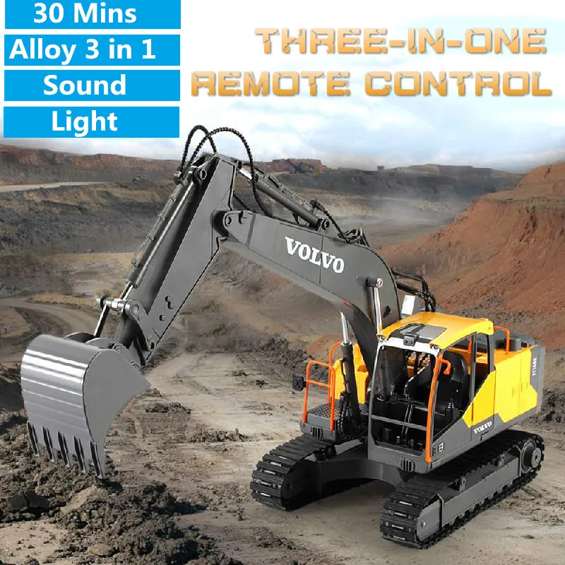rc truck excavator transport