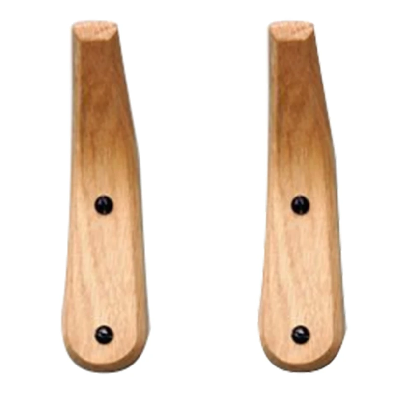 

Natural Wood Coat Hook Clothes Hanger Wall Hanger Bathroom Storage Rack Towel Hanger Multifunction Wall Art Decor Home and Kitch