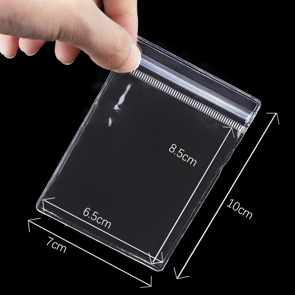 50 Self Seal PVC Zipper Lock Bags For Jewelry - 4.25x4.25 Inch Clear Anti-Tarnish Storage Bags For Earrings, Rings - View #10