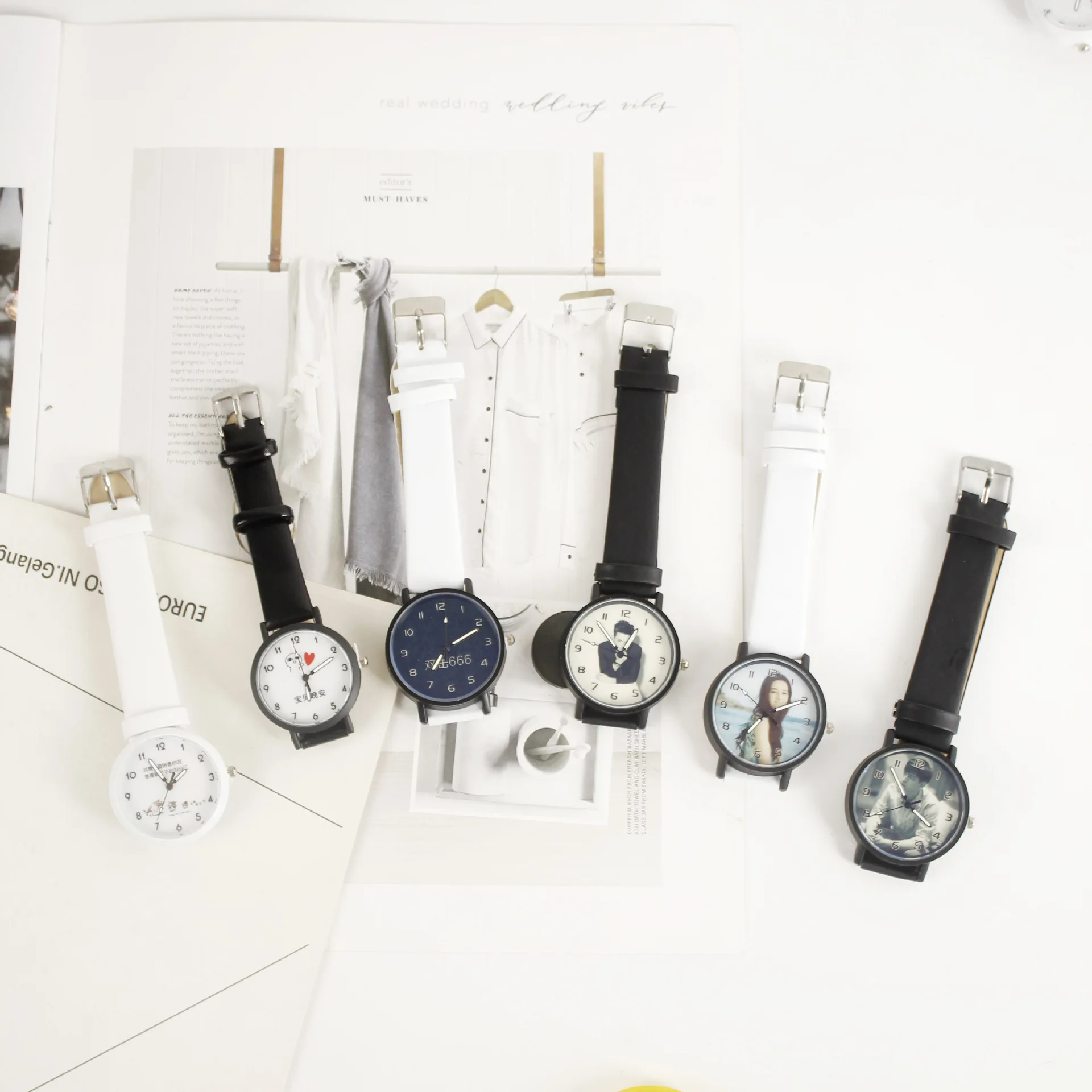 

New Style Fashionable Words Quartz Fashion Watch 2019 Fashion Students Quartz Watch Men And Women Star Watch