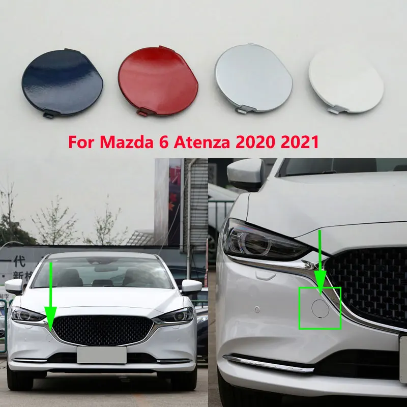 For Mazda 6 Atenza 2020 2021 Car Front Bumper Tow Hook Cover Hauling Eye Lid Trailer Cap | Автомобили и мотоциклы