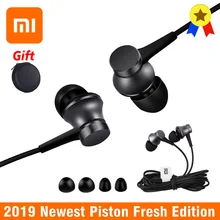 Xiao mi mi Piston наушники 3,5 мм тип-c гарнитура свежая версия наушники-вкладыши проводное управление с mi c для смартфона