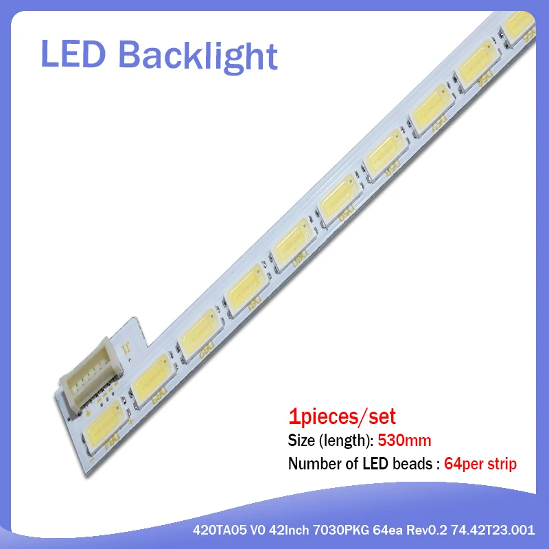 LED backlight bar LG Innotek 42inch 7030PKG 64EA For AUO TOSIBIA AU Optronics TV T420HVN01.1 T420HW06 42LD420-CA T420HW04 | Компьютеры и