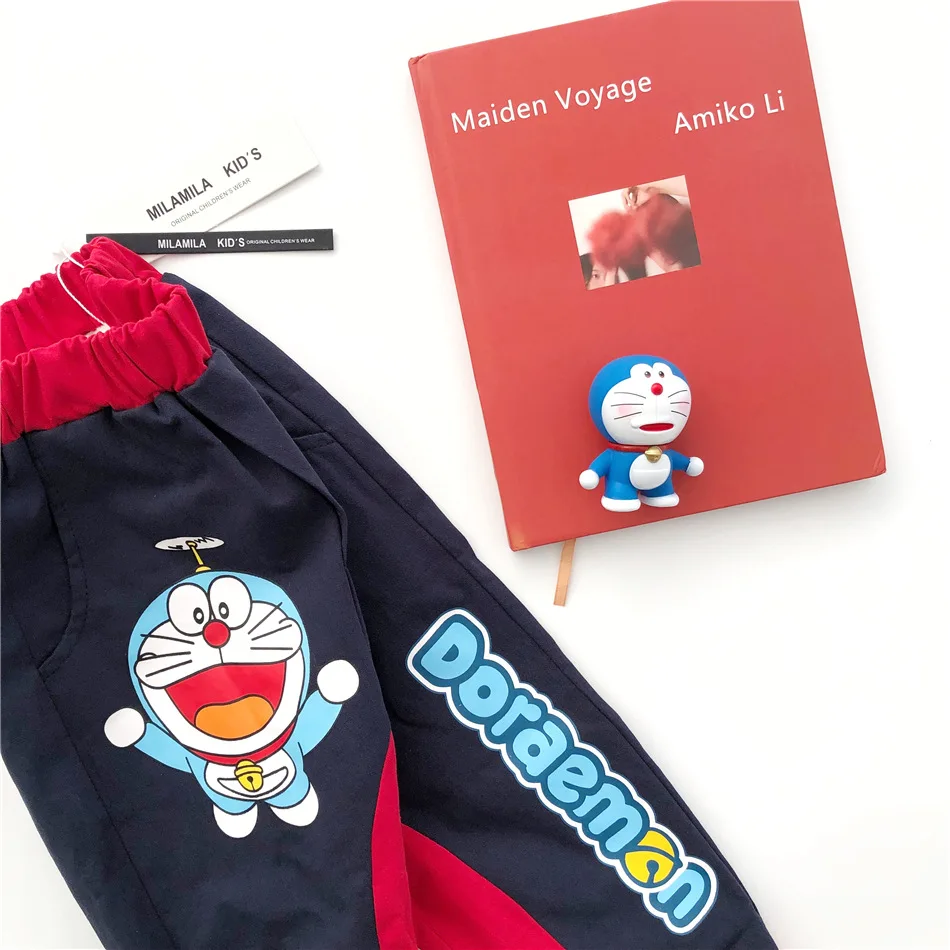 Tonytaobaby/зимняя одежда; Новая детская одежда; Милые бархатные штаны для отдыха с героями мультфильмов; детские штаны