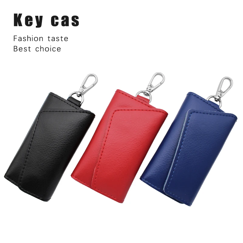 

Fashion Leather Key Wallets Key Case Card for Car Key Chains Cover Key holder Money Change Bag Card Holder Storage Bag