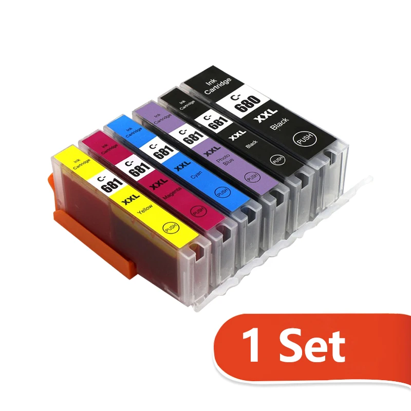 PGI-680 CLI-681 Compatible for pgi680 cli681 ink cartridge for Canon for PIXMA TR7560 TR8560 TS6160 TS8160 TS9160 