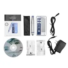 Перманентный макияж цифровая ручка бровей губ подводка для глаз тату машина комплект с картриджем ИГЛЫ Перманентный макияж машина