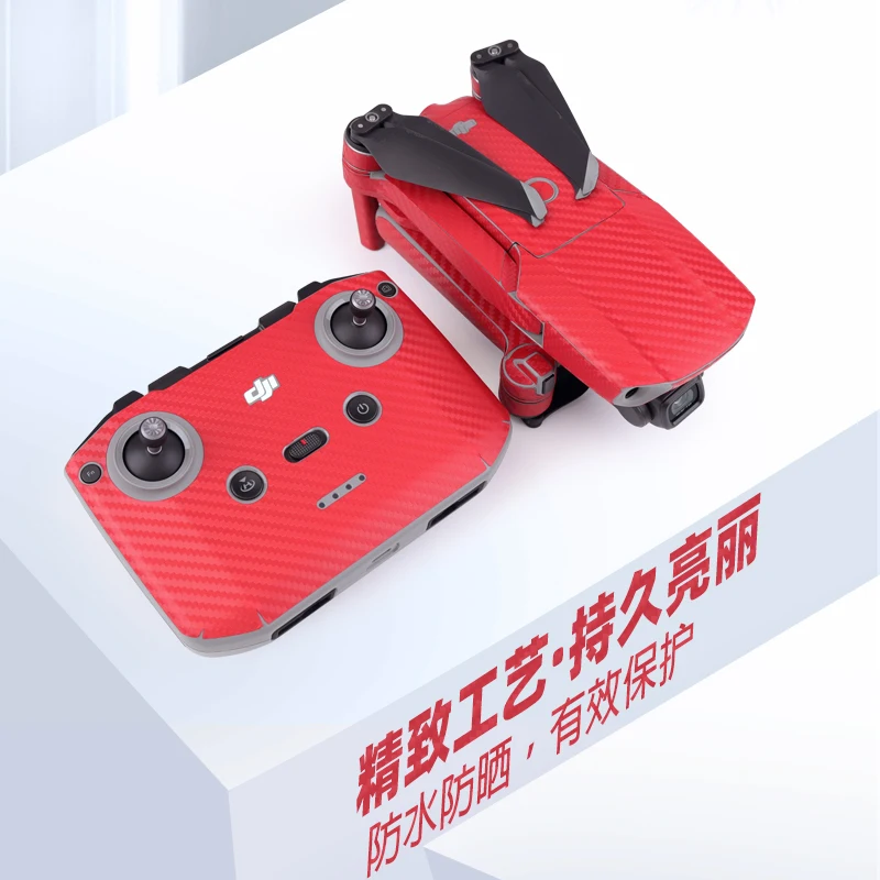 Mavic Air 2 Newest FPV Drone Protective Luxury Carbon Fiber Sticker Skin Cover Waterproof Sticker Spare For Dji Mavic Air 2