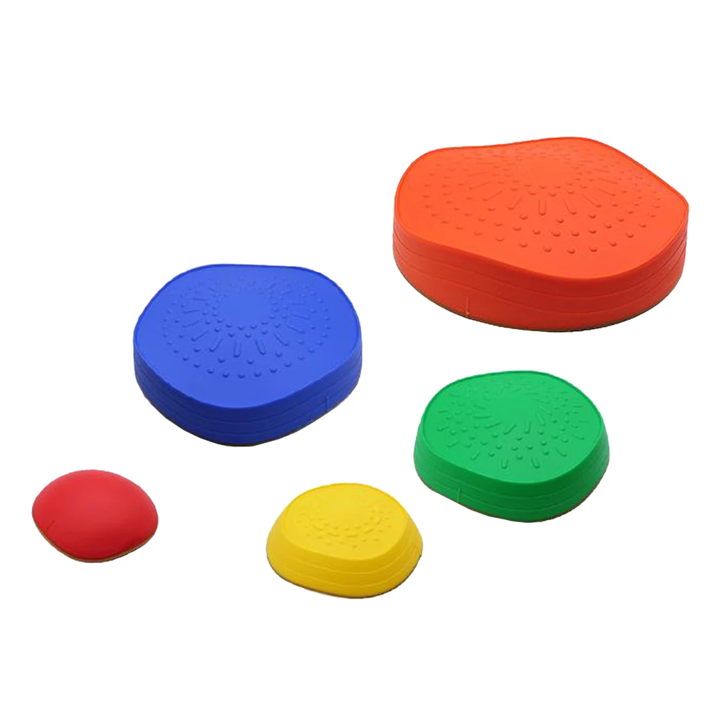 Kids Stepping Stones 5-Pack Children Balance Coordination Trainning Toys Rocks