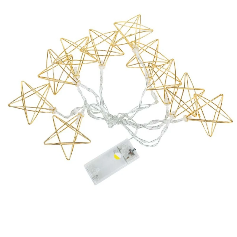 1,1 м USB светильник, металлический, 10-светодиодный, Рождественский, Свадебный, уличный, сказочный светильник, вечерние, домашний декор
