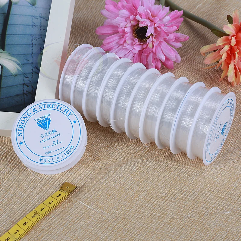 1 шт. DIY Кристальный эластичный Бисероплетение Браслет И Ожерелье Ювелирные