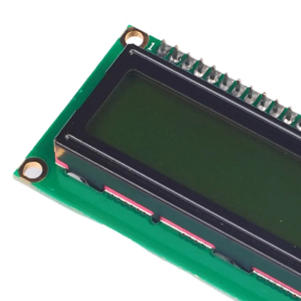 Желто-зеленый экран Iic/I2C 1602 ЖК-модуль обеспечивает файлы библиотеки оптический дисплей модуль ультра-небольшой низкой мощности