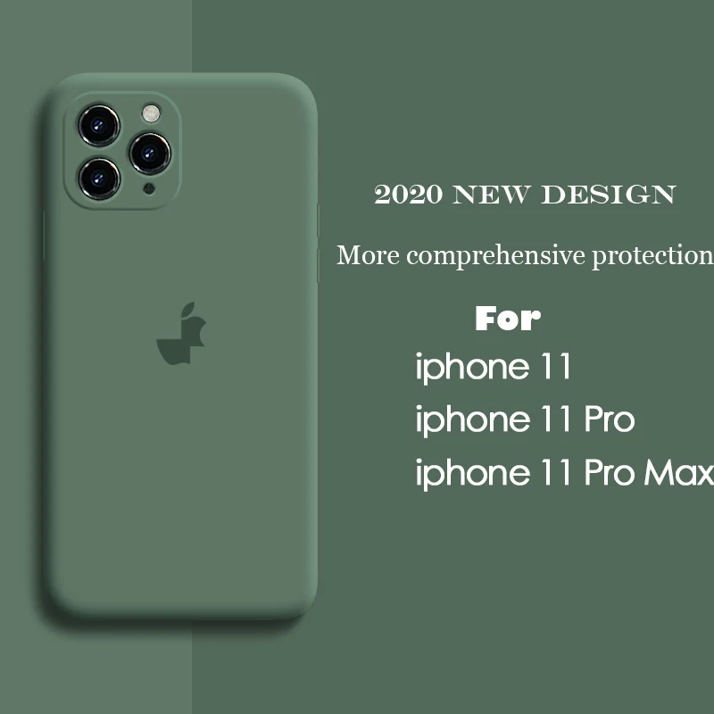 

Liquid silicone Case For iPhone 11 Pro Max Case Full protector Case For iPhone XS MAX Cover camera Case For iPhone X XR 7 8 PLUS