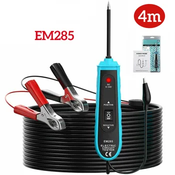 

EM285 6-24V DC Power Probe Car Electric Circuit Tester Automotive Tester LCD Display Automotive Car Diagnostic Tool Accessories