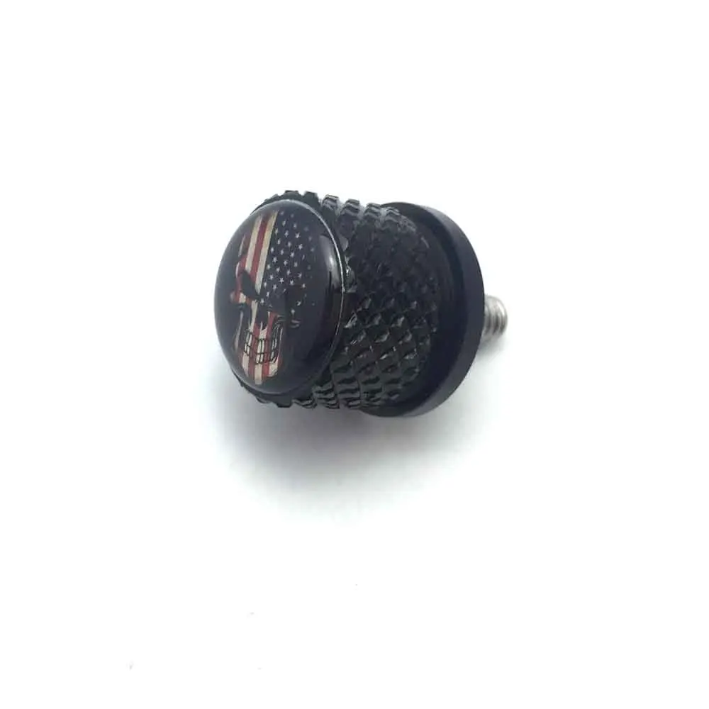 Black Rear Seat Bolt Aluminum Screw Fits For Harley Sportster Dyna Electra Glide Softail Wide Glide Fatbob Streetbob 1996-up - Название цвета: A