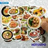 47pcs Delicacy Fine Food Mini Yummy Gourmet Art Style Travel Diary Stickers for Stationery Scrapbook Mobile Phone Laptop Sticker ► Photo 1/6