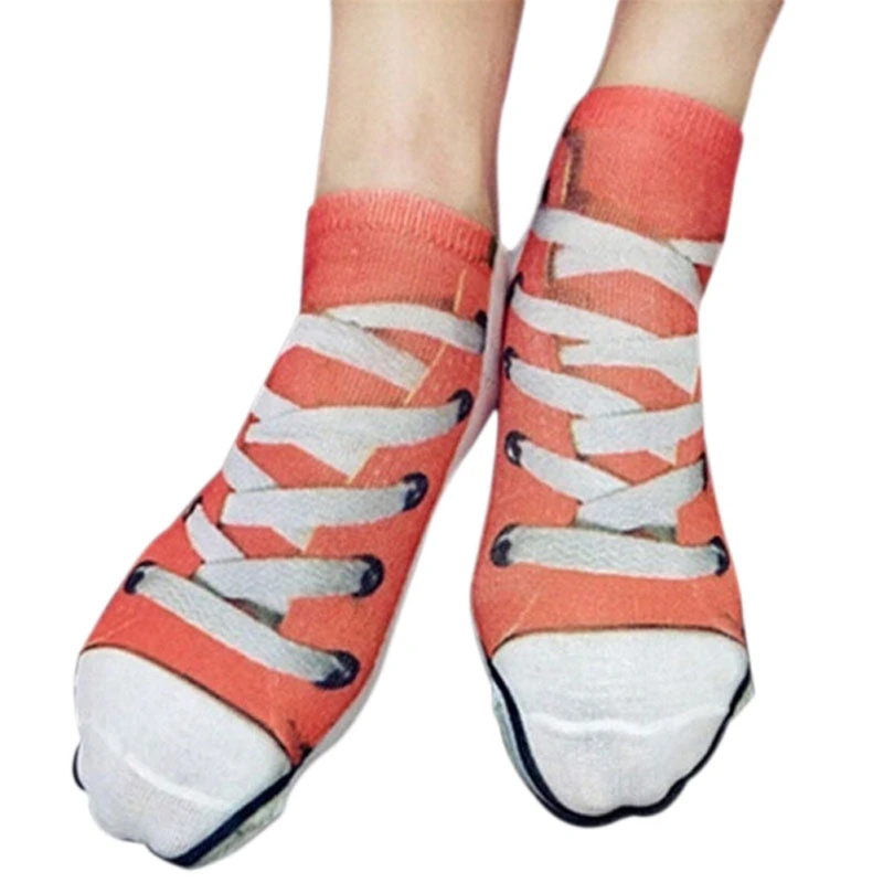3D мясные носки с расцветкой «Кости», носки-башмачки, различные узоры, индивидуальный удобный носок с изображением костей - Цвет: E