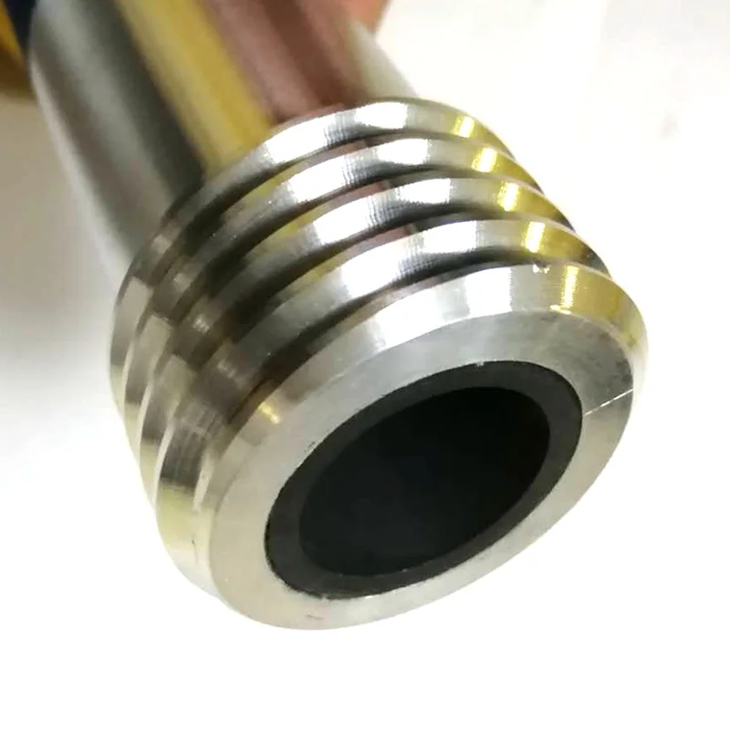 Coarse Thread Sand Blasting Gun Nozzle Alunimun PU Cover for High Pressure Blasting Machine