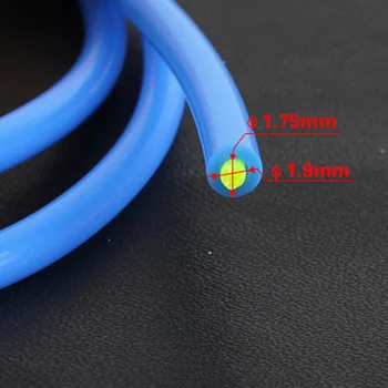 

1* Blue PTFE Hose Long-distance Nozzle Feeding For 3D Printer Upgrade Ender 2