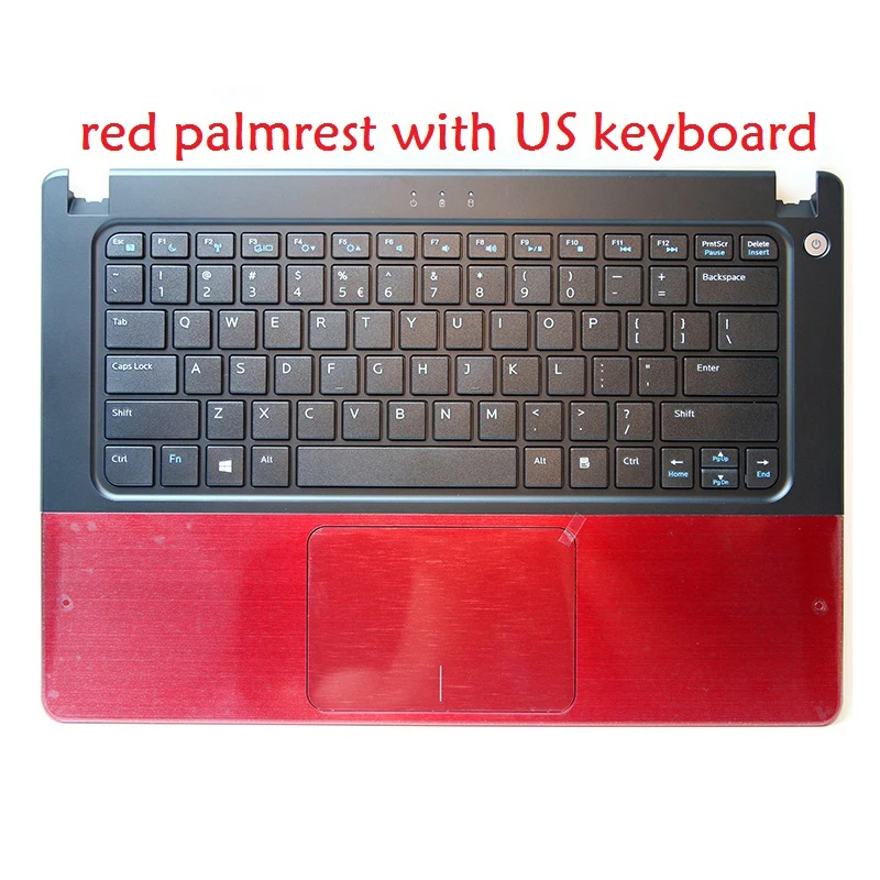 Ноутбук Palmrest для DELL для Vostro 5460 5470 5480 056M9X 0Y3X62 Y3X62 053JW1 53JW1 0VDCHK 06PDJY 6PDJY с клавиатурой