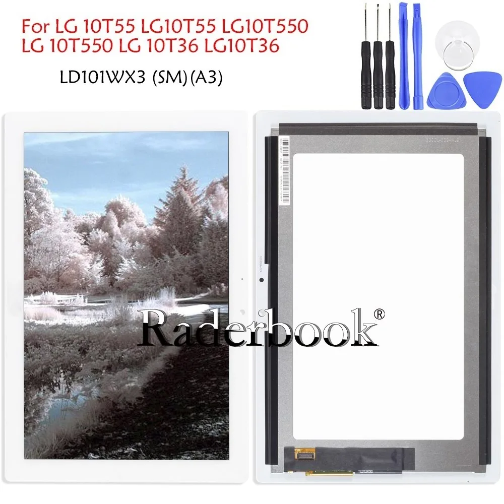 

ЖК-дисплей 10,1 дюйма LD101WX3 (SM)(A3) для LG 10T55 LG10T55 LG10T550 LG 10T550 LG 10T36 LG10T36