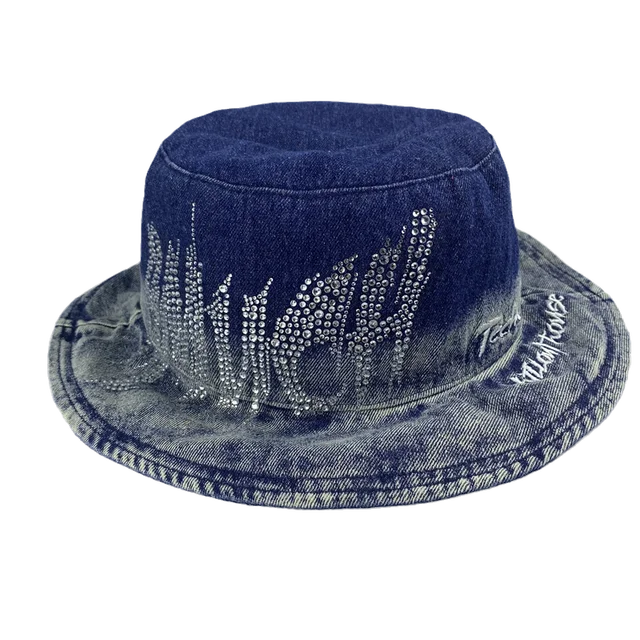 High quality embroidered wash retro 