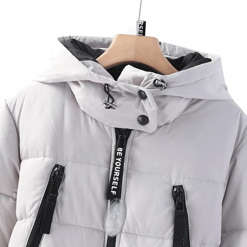 Смешанная серия, Универсальный пуховик на молнии с капюшоном, Женское пальто W16a218877100 W16a218877000