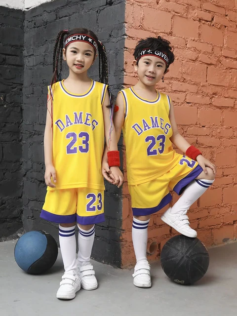 dames 23 Kids Child Sports Basketball Clothes Suit Summer Children's Boy  Girl Fashion Sleeveless Kids Vest + T-shirt Jerseys - Basketball Set -  AliExpress
