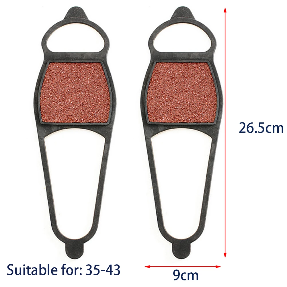 1 пара шипов инструменты коготь открытый бахилы двухсторонние Нескользящие снег тротуар ногтей альпинистские аксессуары грубая песок