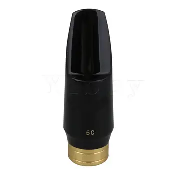

Yibuy Bakelite Copper Semi Metal Mouthpiece for Soprano Sax Woodwind 5C