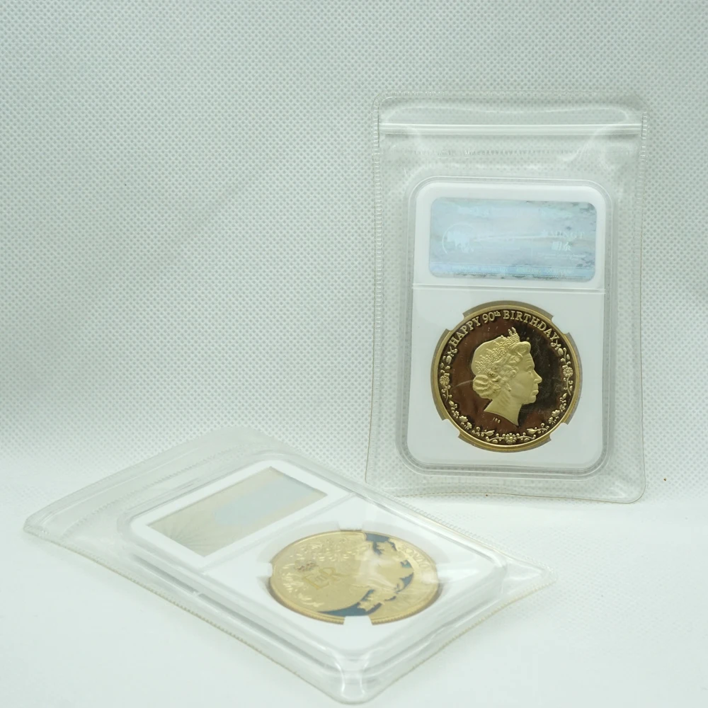 Canada Gold Coins Elizabeth Ii 90th Birthday Anniversaire Gold Plated Queen Coin Commemorative Collect Gift Token Drop Shipping Non Currency Coins Aliexpress
