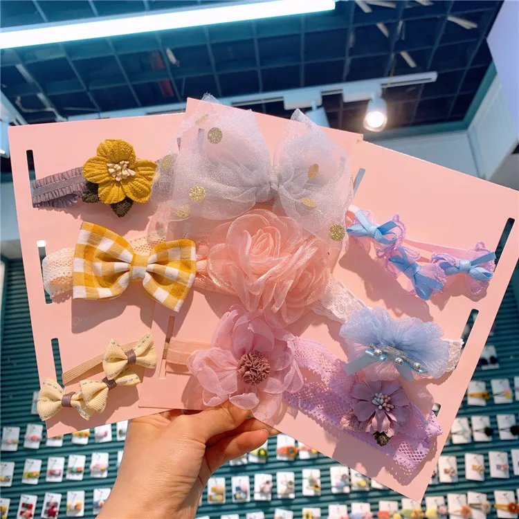 3 шт./компл. Детская повязка на голову аксессуары для волос девочек хлопковая