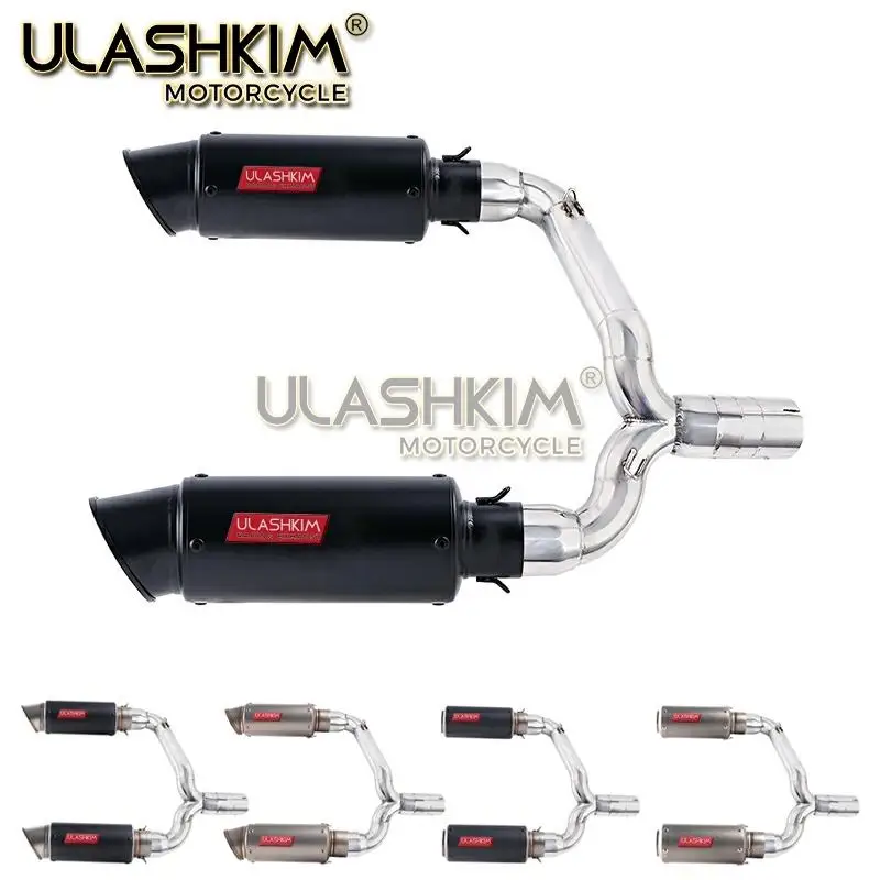 Полный глушитель выхлопной трубы мотоцикла Escape System Slip On для suzuki GSR400 GSR600 BK400 BK600 GSR BK