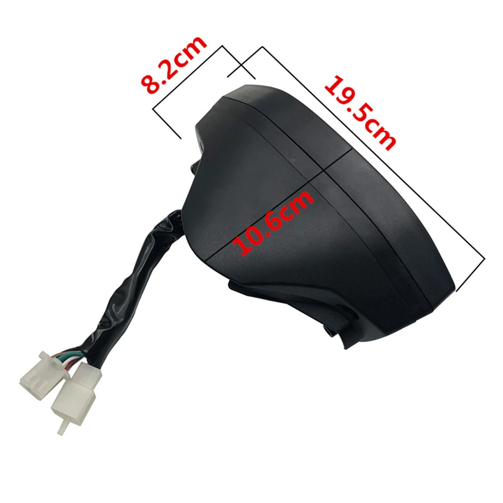12V Универсальный ЖК-дисплей цифровой спидометр мотоцикла Подсветка мотоцикл Водонепроницаемый одометр спидометр