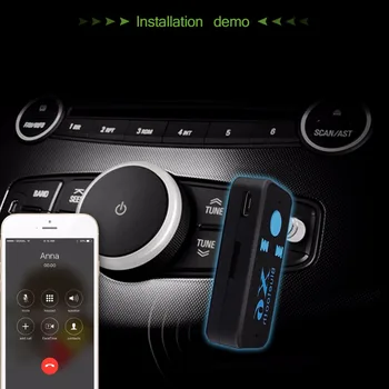 

Hot Onever Universale USB Bluetooth Aux Audio Receiver Adapter 3.5mm Jack 4.1 Aux Bluetooth Handsfree Car Kit TF Card A2DP Mp3 M