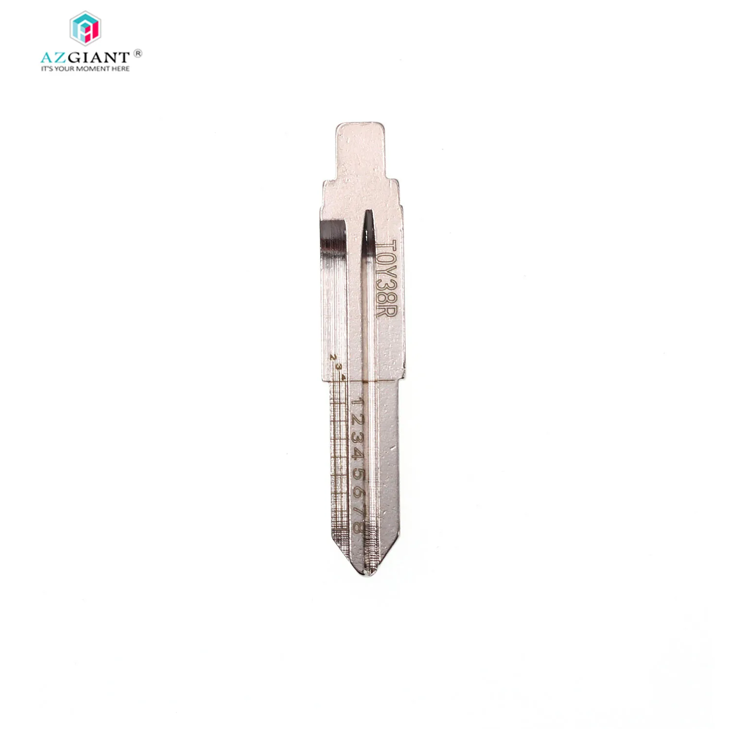 5PCS Engraved Line Blank Scale Shearing Teeth Uncut Key Blade 08# TOY38R for Hafei/Xiali/Daewoo/Zhongtai for Lishi 2 in 1