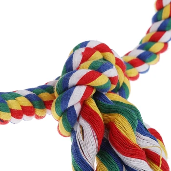 

Pet Bird Parrot Cage Swing Chew Hanging Toy Triangle Rope For Parakeet Cockatiel LX9C