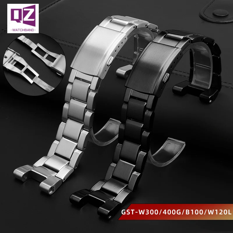 Cinturino In Acciaio Inossidabile Per Casio G-Shock Gst-400G Gst-B100 Gst-210 S100D/S110D/W110 Cinturino Per Cinturini