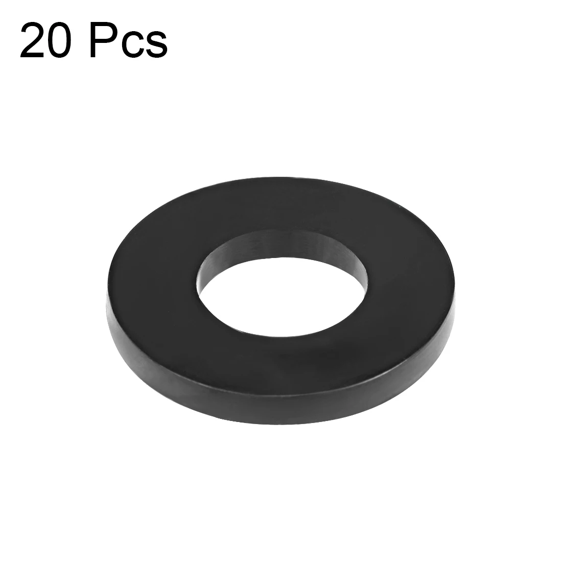 Uxcell 20개 고무 플랫 와셔 3-31mm 내경 7-45mm 외경 1.2-4.5mm 두께 가스켓 파이프 밸브 호스 너트 배관 수리용
