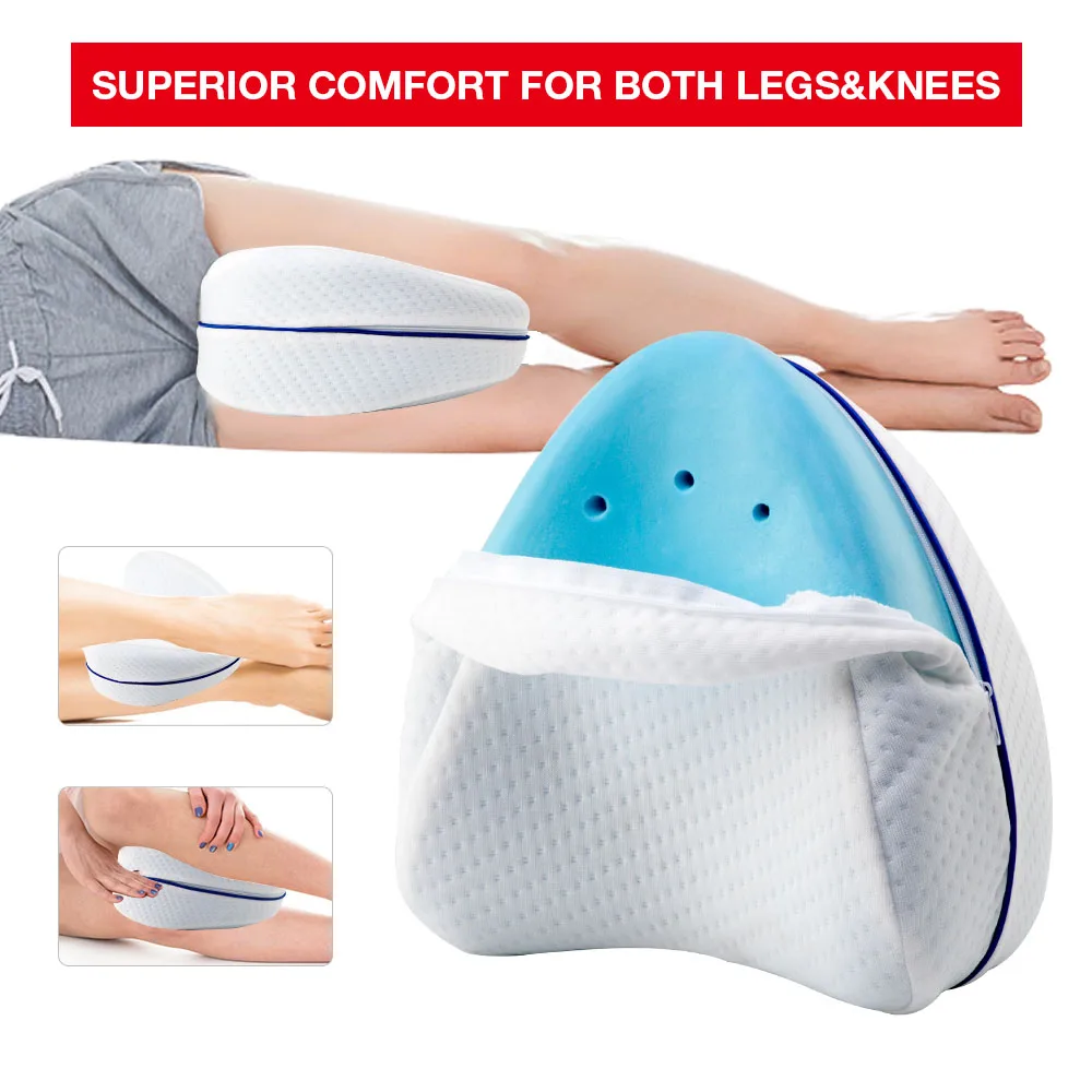 Удобная подушка на колено, подушка для ног, легкость сна, хлопок, зажим для здоровья, Ортопедическая подушка, анти-давление, боковой сон