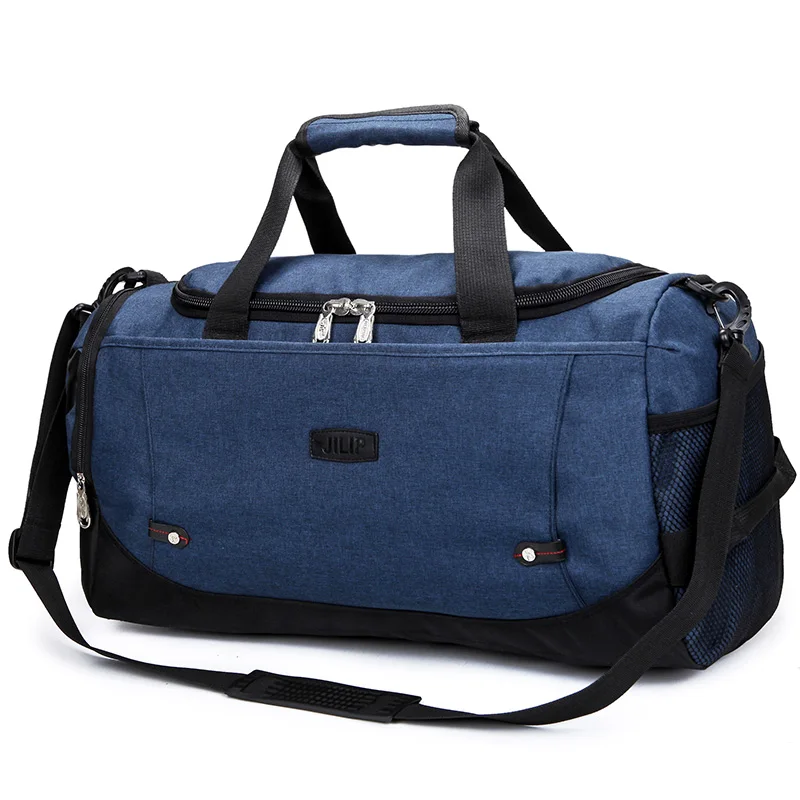 Мужская нейлоновая дорожная сумка, водонепроницаемая складная сумка для переноски, женская сумка для багажа, сумка для хранения, спортивная сумка XA167K - Цвет: Deep Blue