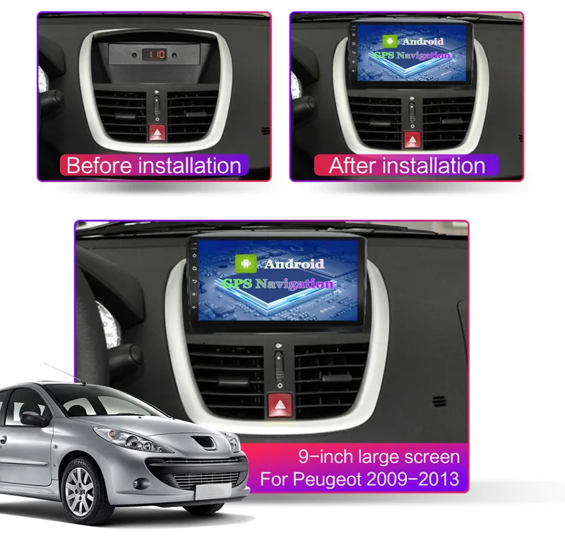 AUTORADIO PEUGEOT 206+ 2009