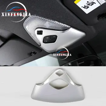 

For Toyota CHR C-HR 18-19 Silvery ABS Chrome Inner Front Reading Light Lamp Panel Decorate Cover Trim